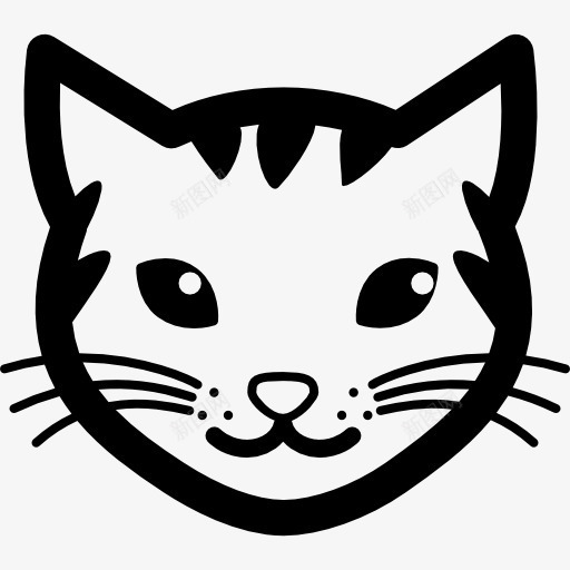 猫图标png_新图网 https://ixintu.com 动物 动物的头 宠物 猫