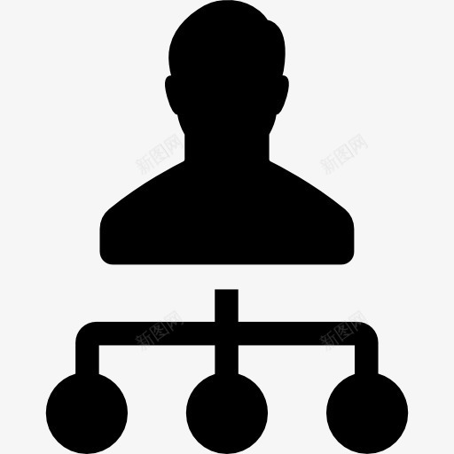 层次结构图标png_新图网 https://ixintu.com SEO和网络 业务 人 团队 层次结构 用户 组 经理 网络 老板