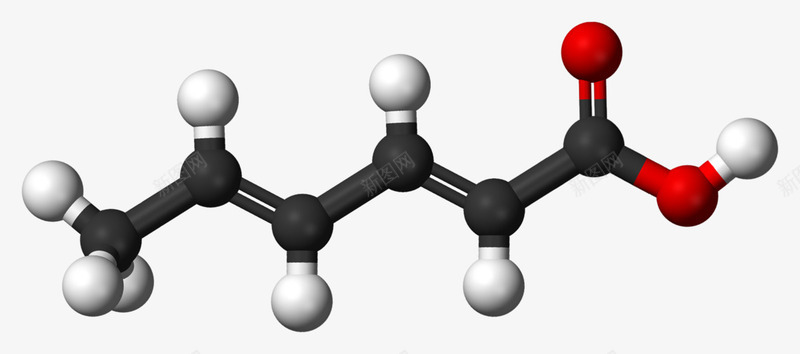 高分子结构png免抠素材_新图网 https://ixintu.com 卡通 手绘 高分子结构 黑色