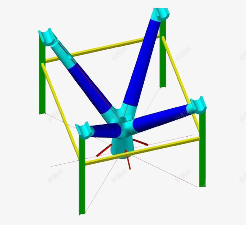 钢结构构件拼接png免抠素材_新图网 https://ixintu.com 拼接 构件 钢结构 钢结构拼接