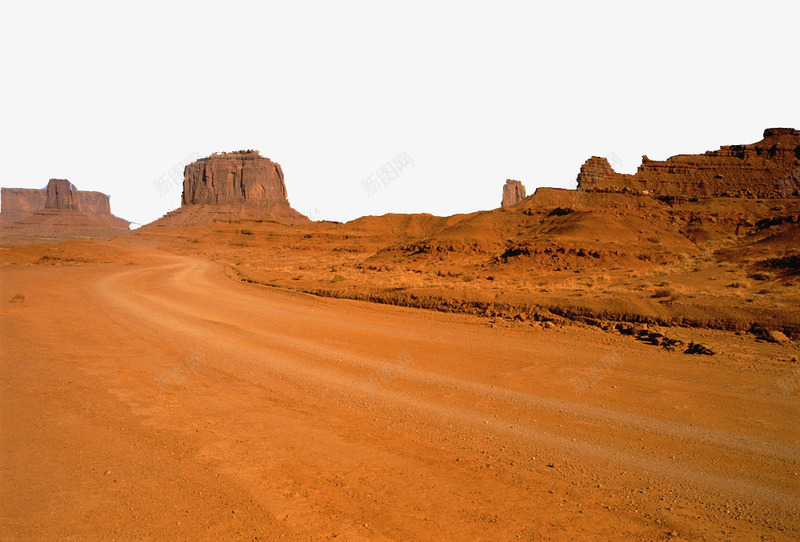 山脉沙漠png免抠素材_新图网 https://ixintu.com 公路 山脉 沙漠 沙漠公路 荒凉