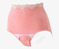 犬印本铺犬印本铺产妇用粉色蕾丝内裤高清图片