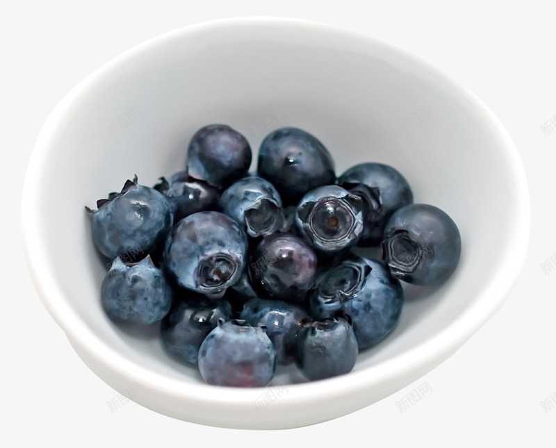 一碗多汁蓝莓png免抠素材_新图网 https://ixintu.com 多汁风格 水果素材 美食素材 蓝色 蓝莓素材