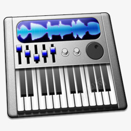 电子琴音乐与声音主题电脑图标png_新图网 https://ixintu.com 主题 图标 声音 电子琴 电脑 音乐