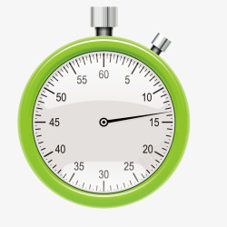 绿色电子秒表计时器素材