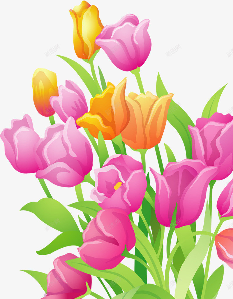 粉色可爱温馨花朵装饰png免抠素材_新图网 https://ixintu.com 可爱 温馨 粉色 花朵 装饰