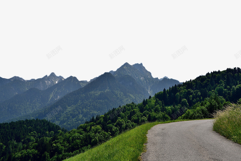 山路png免抠素材_新图网 https://ixintu.com 傍山线路 公路 实拍图 山 山路蜿蜒 绿色 风景素材