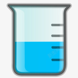 实验杯子透明卡通化学实验器材实验杯高清图片