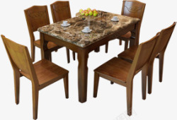 木纹环保天然餐桌椅素材