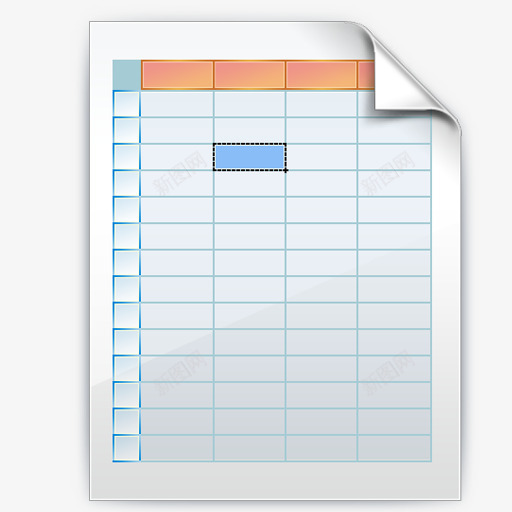 电子表格Yoplsicons图标png_新图网 https://ixintu.com spreadsheet 电子表格