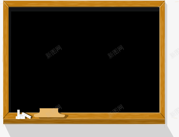 粉笔黑板黑板擦木块png免抠素材_新图网 https://ixintu.com 木块 粉笔 黑板