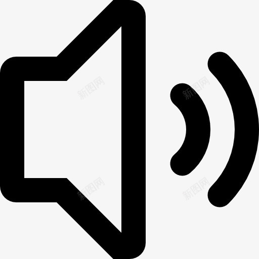 扬声器的音频接口符号图标png_新图网 https://ixintu.com 体积 声音 工具 扬声器 概述 界面 音响 音箱