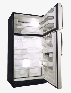 使用过的开门家用电器旧冰箱高清图片