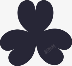 收藏三辫花块状收藏三辫花块状图标高清图片