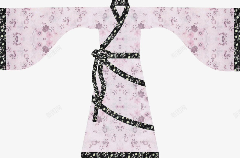 古装服饰png免抠素材_新图网 https://ixintu.com 古装 服饰 粉色 长袖
