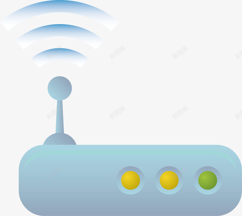 路由器元素矢量图ai免抠素材_新图网 https://ixintu.com png 信号 卡通 电子 矢量元素 路由器矢量 矢量图