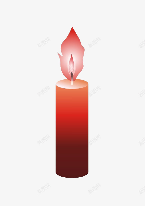 照明红蜡烛png免抠素材_新图网 https://ixintu.com 烛光 照明 红蜡烛 蜡烛