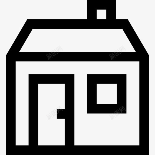 房子图标png_新图网 https://ixintu.com 住宅 建筑 房子 结构