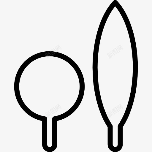 树图标png_新图网 https://ixintu.com 庭院 松树 林 树 植物 自然 花园