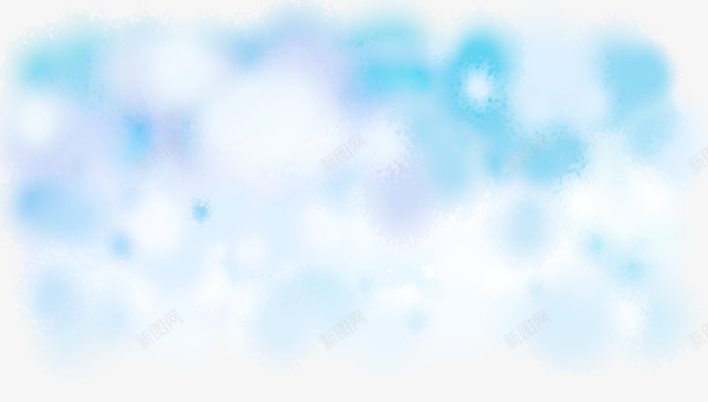 水粉蓝天png免抠素材_新图网 https://ixintu.com 手绘 水粉 蓝天