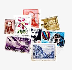 邮票png免抠素材_新图网 https://ixintu.com 收藏品 邮票 邮票模板 集邮