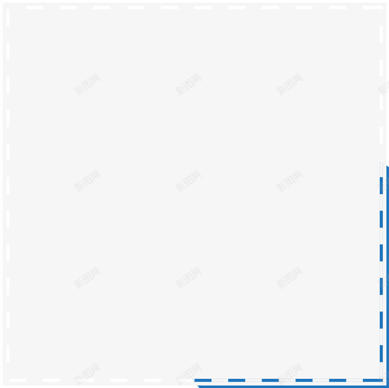 蓝色简约线条边框纹理png免抠素材_新图网 https://ixintu.com 免抠PNG 简约 线条 蓝色 边框纹理