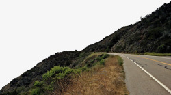 高山公路高山上的水泥公路高清图片