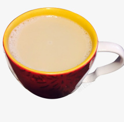 台湾陶瓷自己调制的奶茶高清图片