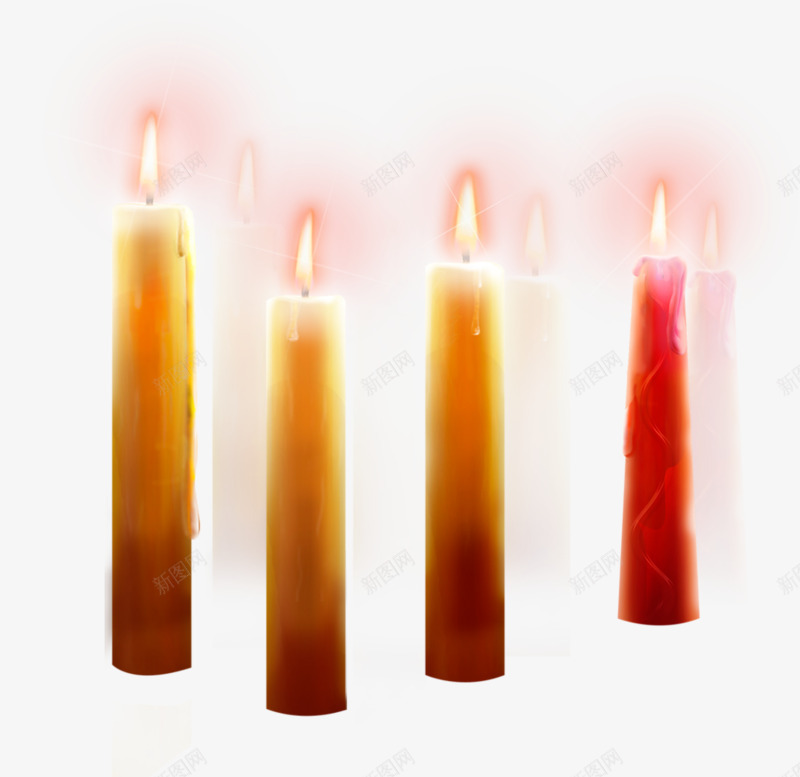 燃烧的蜡烛png免抠素材_新图网 https://ixintu.com 烛光 照明 燃烧 蜡烛