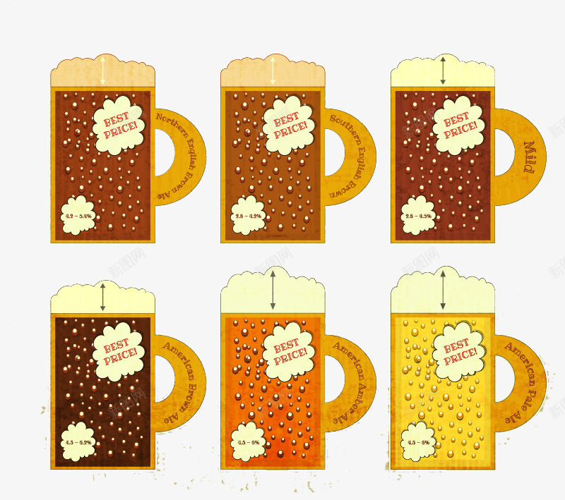 复古酒吧酒水单矢量图eps免抠素材_新图网 https://ixintu.com 创意酒水单 澶嶅彜 矢量图 鍒涙剰 鍟厭 鏍囩 閰掑惂 閰掓按鍗