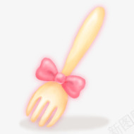 卡通餐具png免抠素材_新图网 https://ixintu.com 卡哇伊 卡通 卡通餐具 叉 叉子 可爱 粉红色