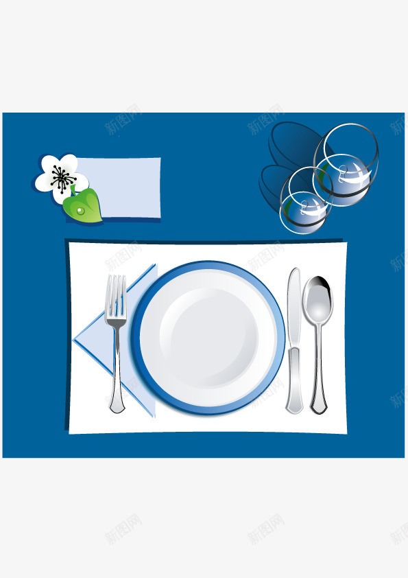 用餐餐具和杯子png免抠素材_新图网 https://ixintu.com 杯子 用餐 餐具