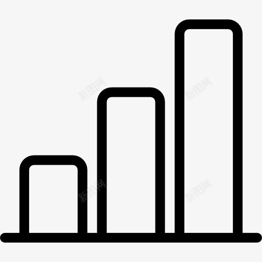 统计图标png_新图网 https://ixintu.com SEO和网络 商务 图形 增长 统计 财政 酒吧