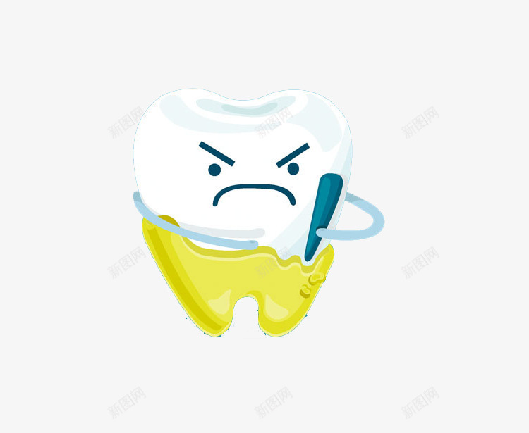 美白牙齿png免抠素材_新图网 https://ixintu.com 卡通形象 口腔 护理 牙齿 美白