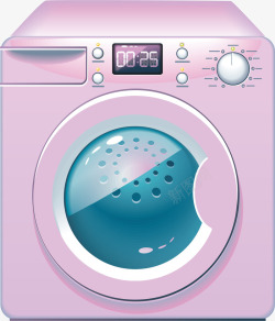 洗衣机元素矢量图素材