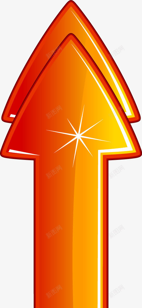 橙色双头箭头图标png_新图网 https://ixintu.com 分享箭头 双头箭头 橙色箭头 矢量箭头 箭头图标