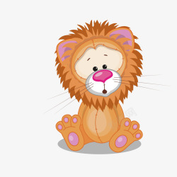小狮子狮王卡通可爱小狮子高清图片
