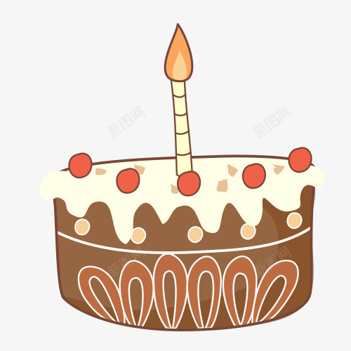 生日蜡烛生日蛋糕png免抠素材_新图网 https://ixintu.com 生日蛋糕 生日蜡烛 蛋糕 蜡烛