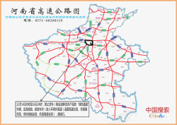 郑州地图河南省高速公路图图标高清图片