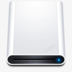 白色移动硬盘可移动硬盘图标高清图片