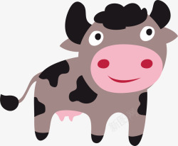 玩具奶牛卡通动物高清图片