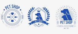 简约商标设计水彩宠物店标志图标高清图片