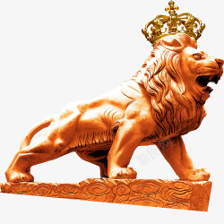 动物雕像狮子高清图片