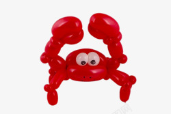 红色气球蟹素材