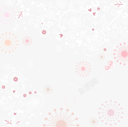 美丽的蒲公英文艺风漂浮粉色蒲公英高清图片