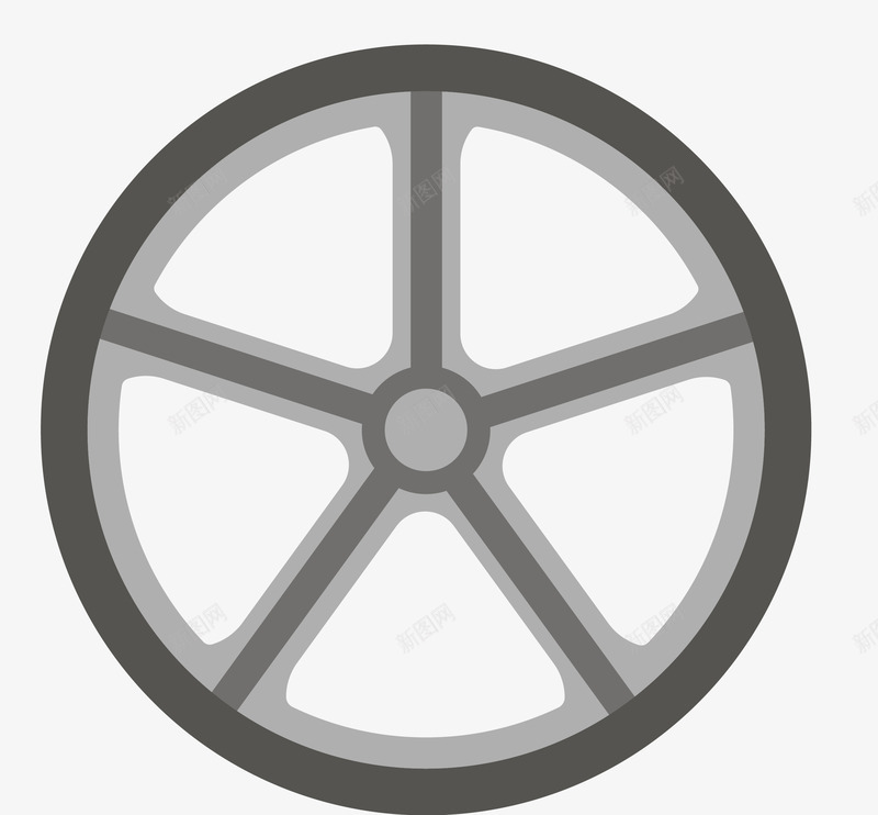 无根金属拼接的圆形轮毂png免抠素材_新图网 https://ixintu.com 卡通轮毂 圆形 圆形轮毂 汽车轮毂 矢量车轮轮毂 轮毂 金属拼接