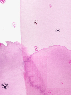 水粉装饰画紫色水粉渲染高清图片