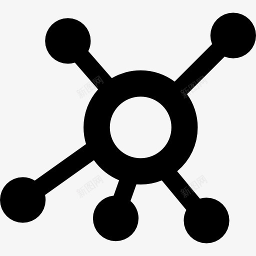 网络图标png_新图网 https://ixintu.com 分享 在线数据存储 接口 数据库 网络