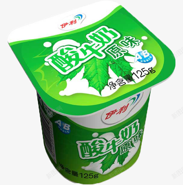 酸奶png免抠素材_新图网 https://ixintu.com 乳状 杯装 白色 绿色的杯子