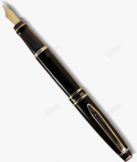 黑色钢笔写字学习png免抠素材_新图网 https://ixintu.com 写字 学习 钢笔 黑色